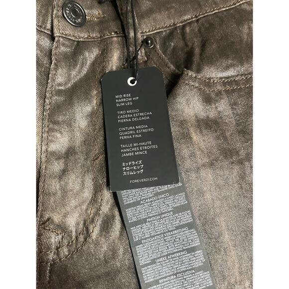 Forever 21 Women’s Slim Fit Mid Rise Jeans Size 31 x‎ 32 - Picture 2 of 6